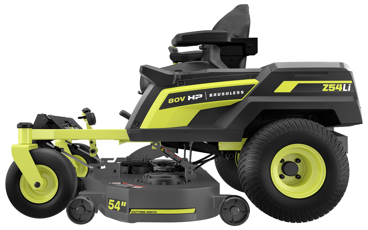 80V HP BRUSHLESS 54" LITHIUM ELECTRIC ZERO TURN RIDING MOWER Image 18