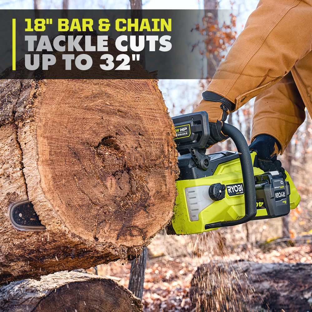 40V HP BRUSHLESS 18" CHAINSAW Image 6