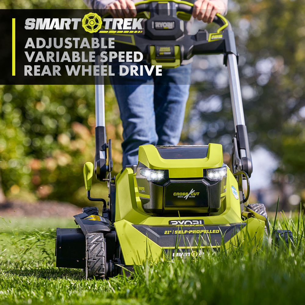 40V HP Brushless 21" Self-Propelled AWD Multi-Blade Mower Kit