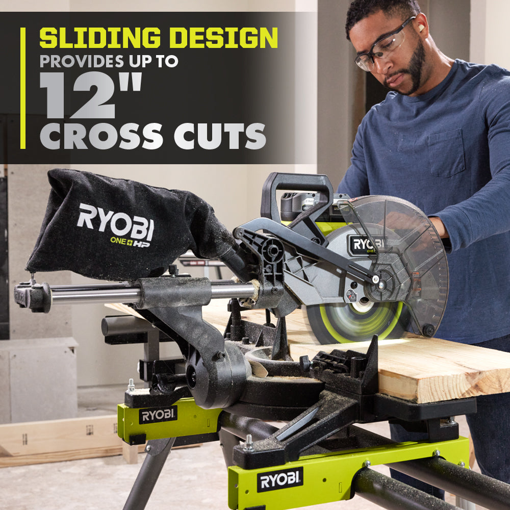 18V ONE+ HP BRUSHLESS 10" SLIDING COMPOUND MITER SAW Image 5