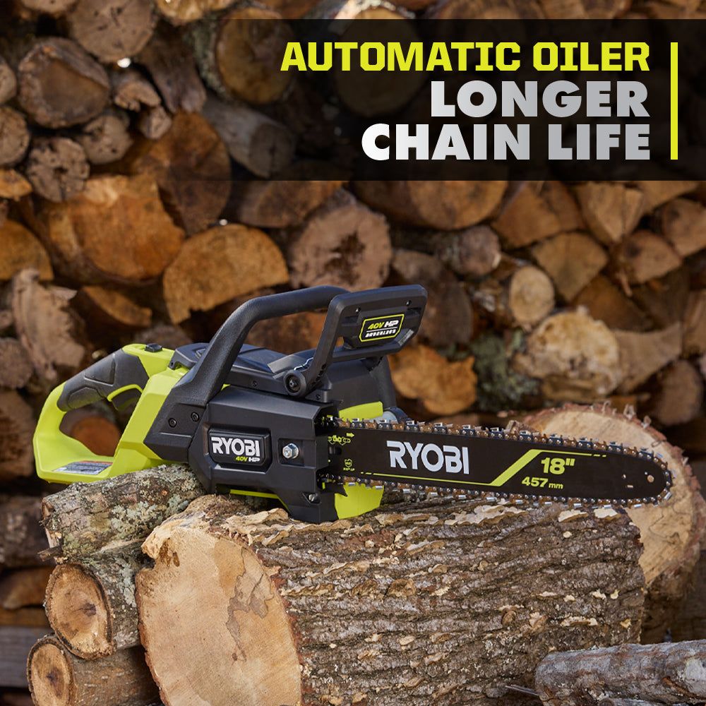 40V HP BRUSHLESS 18" CHAINSAW Image 8