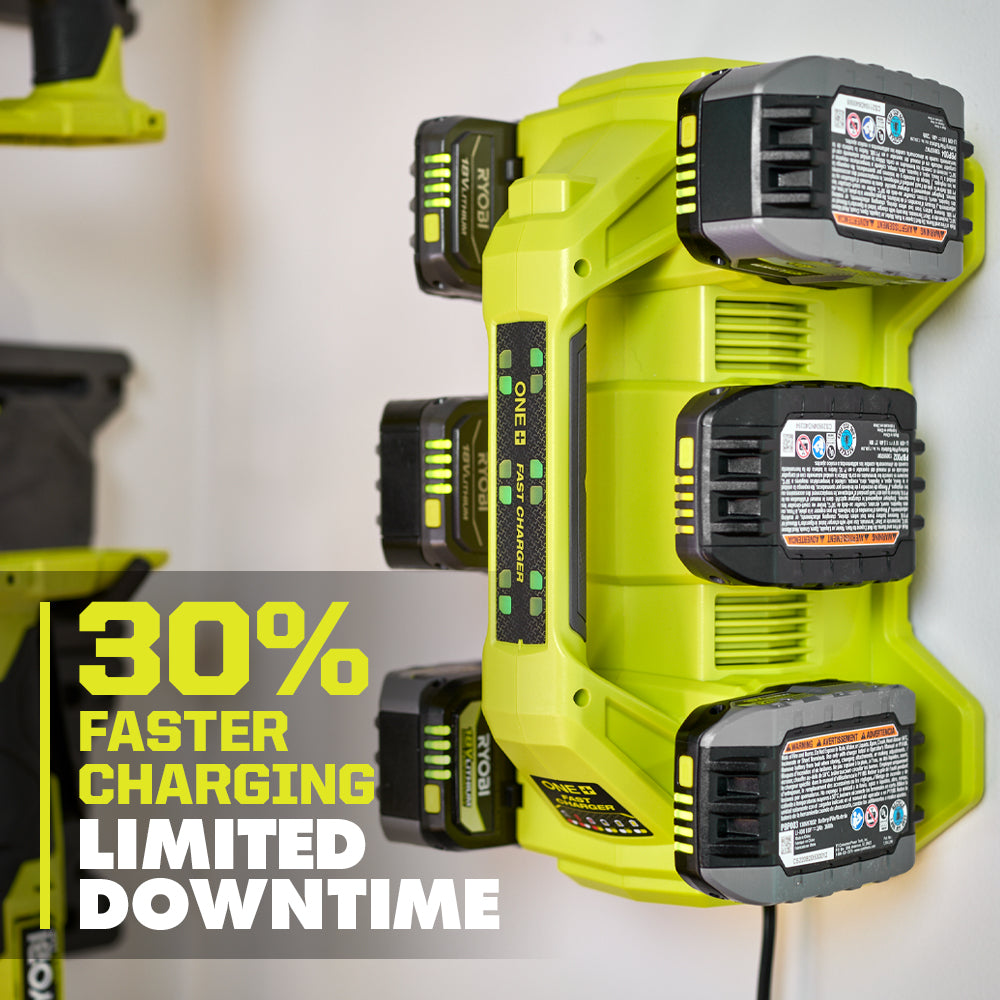 18V ONE+ 6-PORT FAST CHARGER Image 3