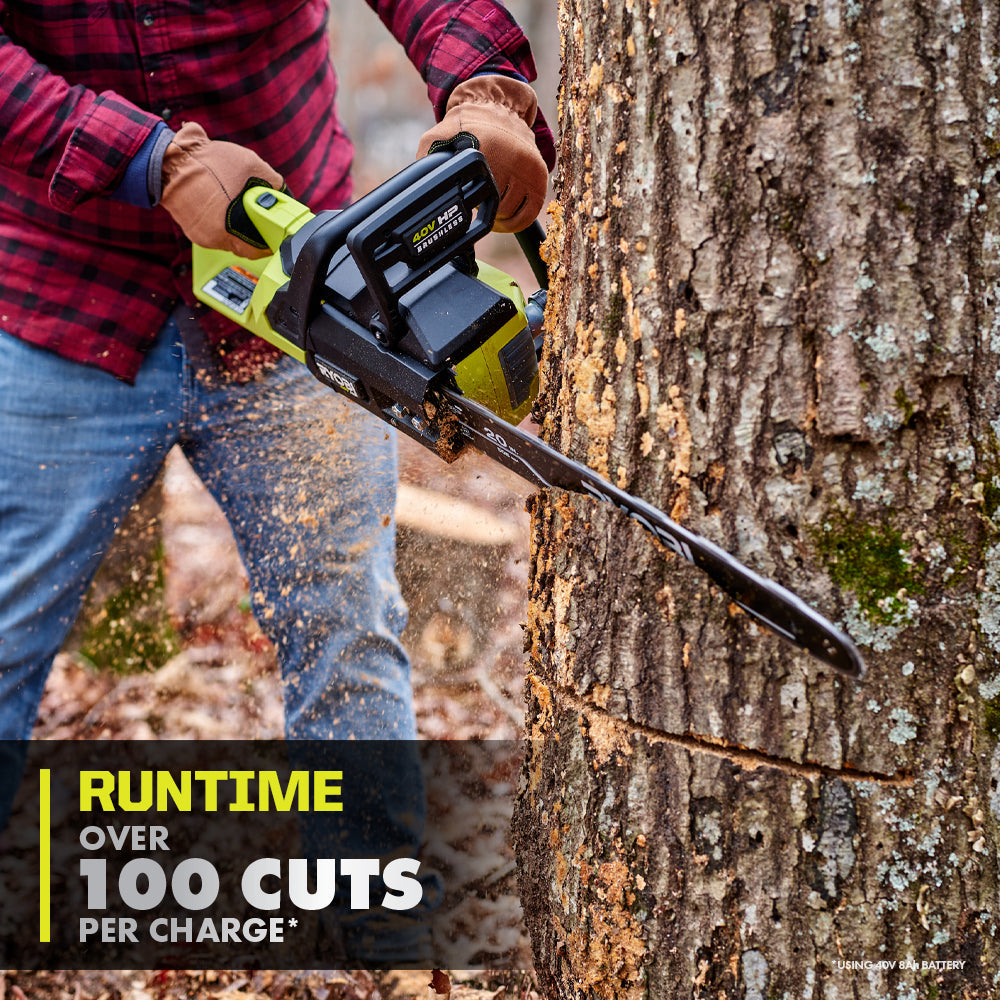 40V HP BRUSHLESS 20" CHAINSAW Image 5
