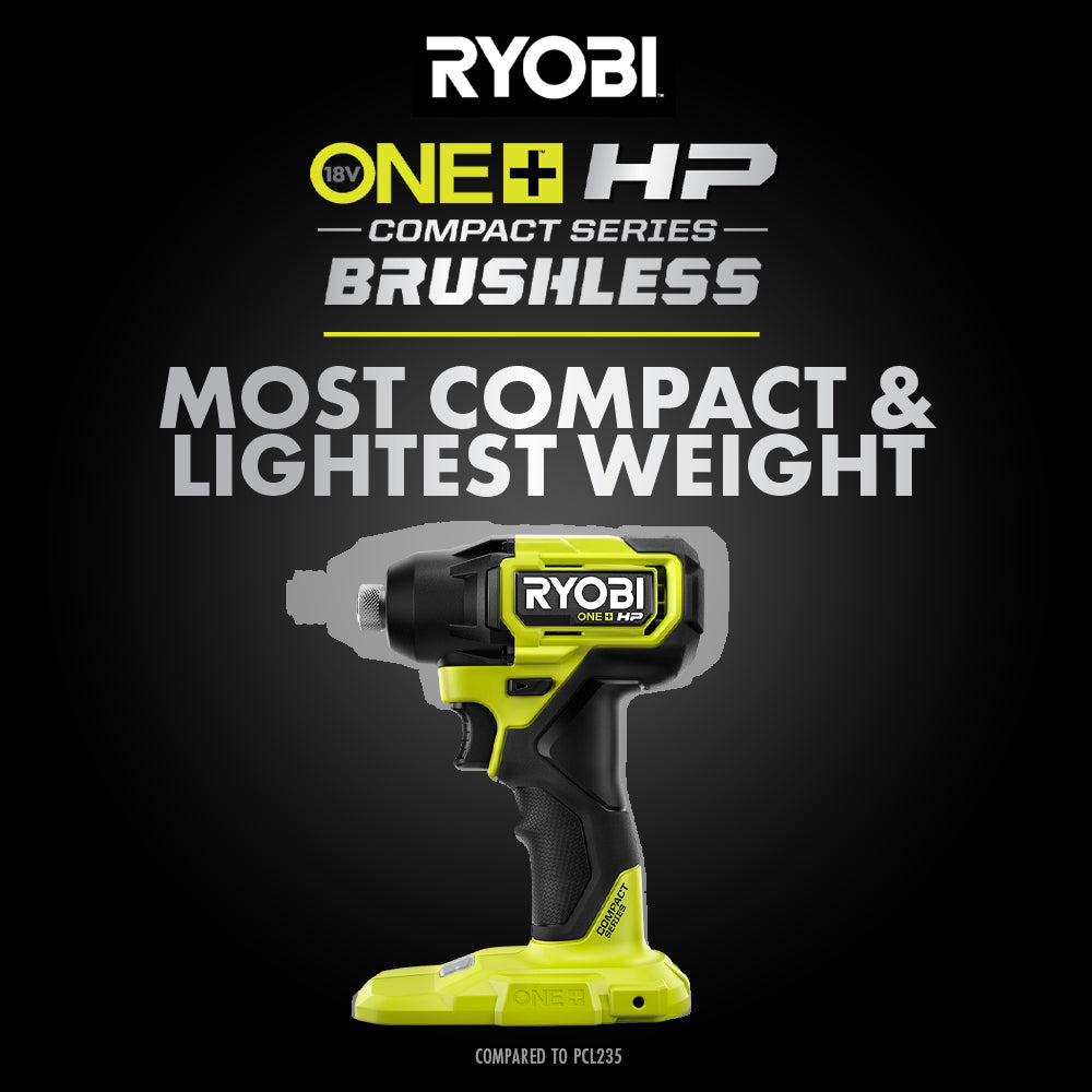 18V ONE+ HP COMPACT BRUSHLESS 1/4" HEX IMPACT DRIVER Image 3
