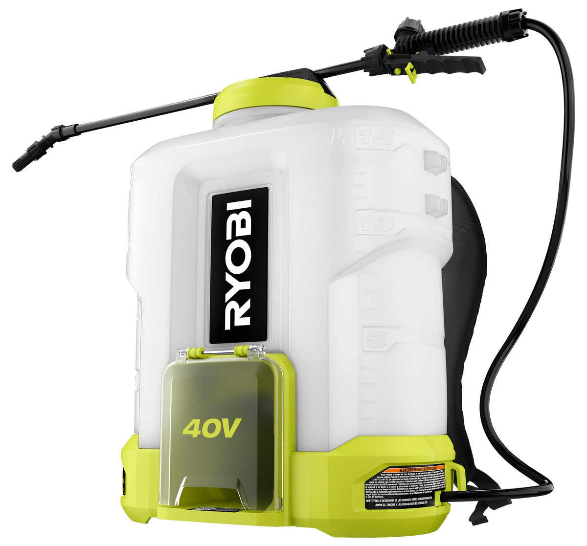 40V 4 GALLON BACKPACK CHEMICAL SPRAYER image