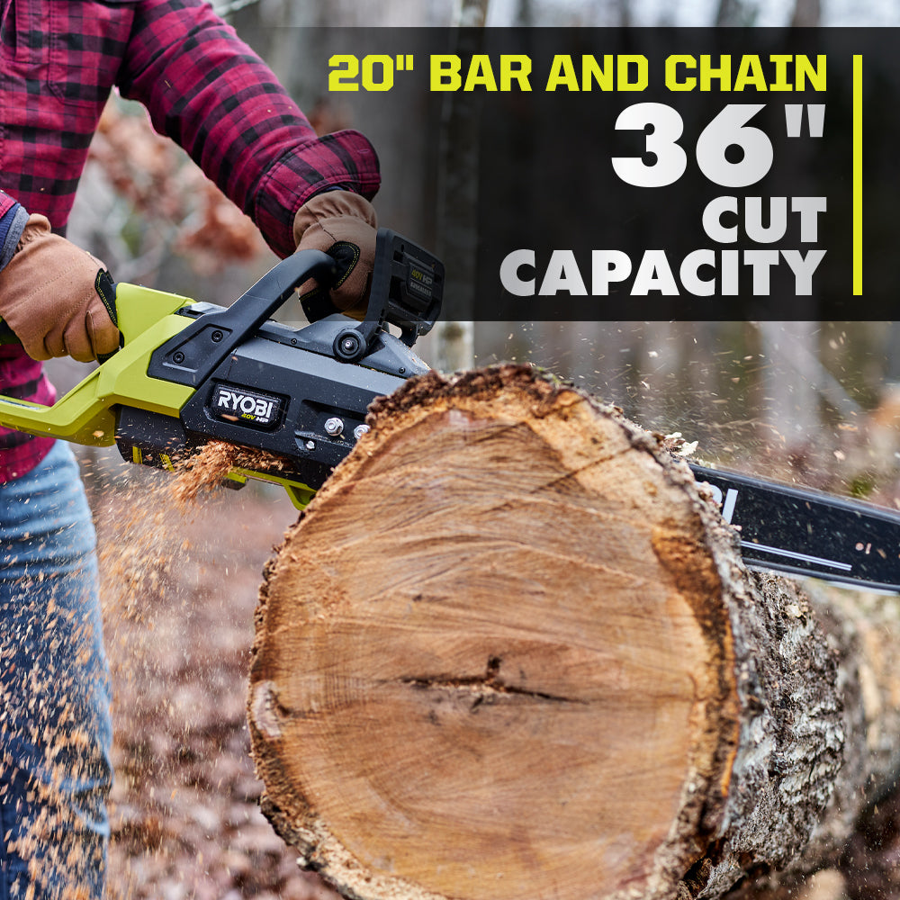 40V HP BRUSHLESS 20" CHAINSAW KIT Image 8