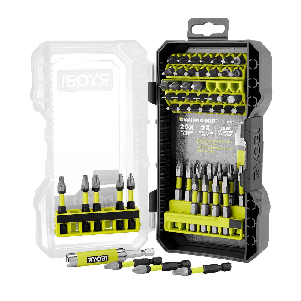 52 PC. IMPACT DRIVING SET WITH DIAMOND GRIT BITS Image 12