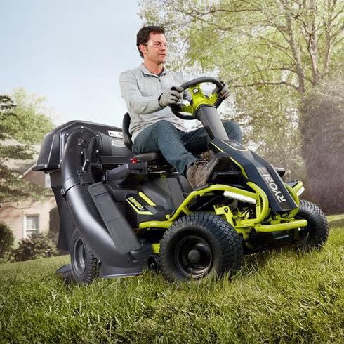Electric Riding Mower Bagger Attachment Image 3