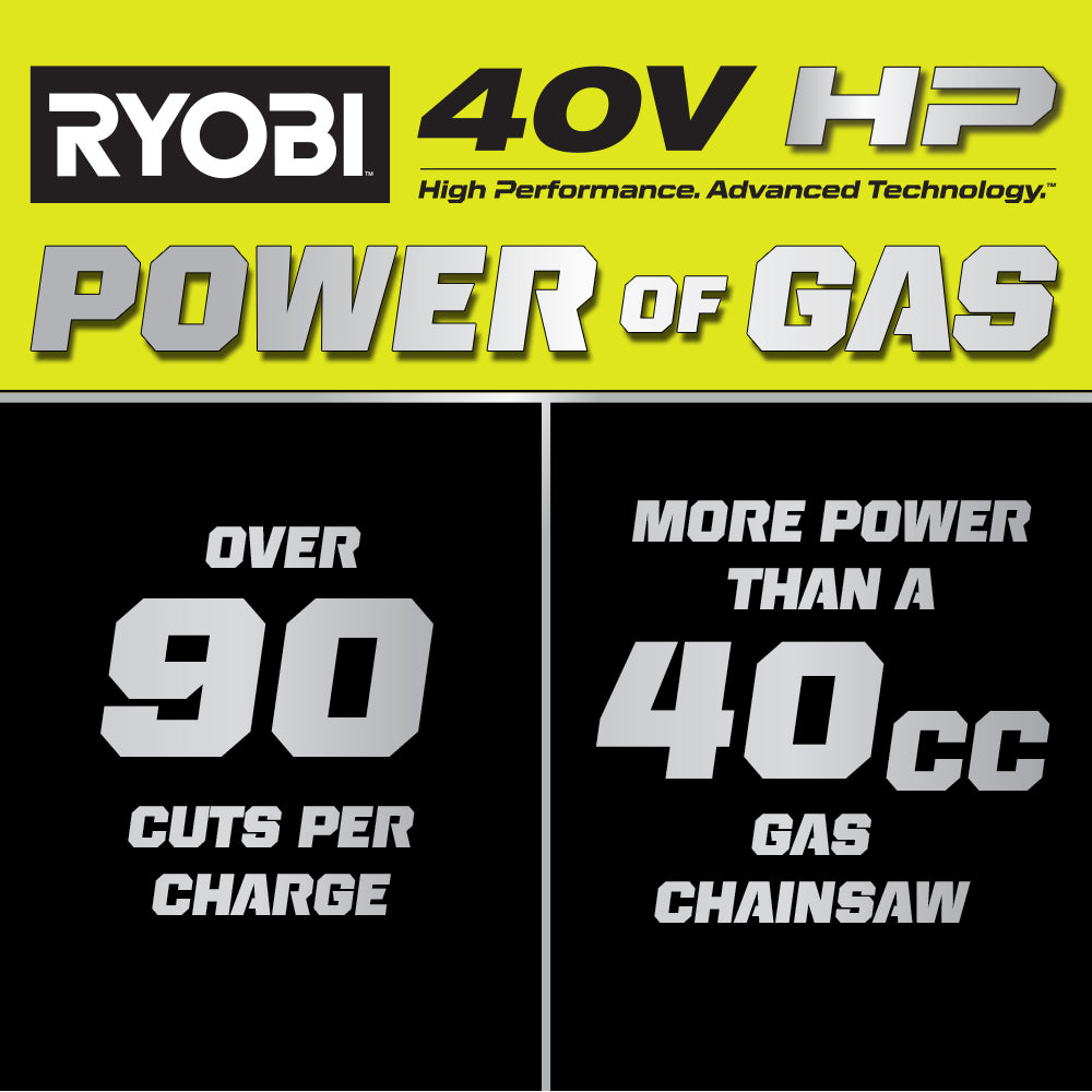 40V HP BRUSHLESS 18" CHAINSAW Image 2