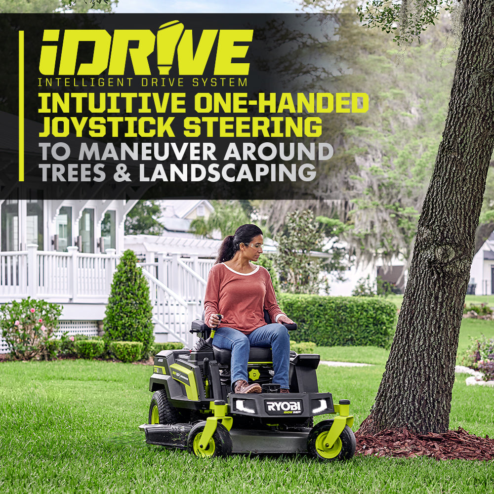 80V HP BRUSHLESS 42" LITHIUM ELECTRIC ZERO TURN RIDING MOWER Image 9