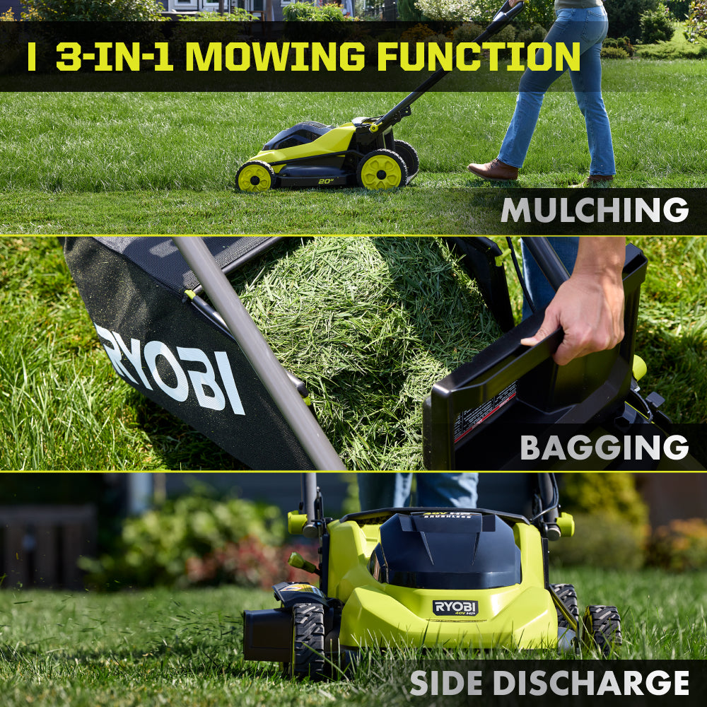 40V HP Brushless 20" Self-Propelled Mower Kit