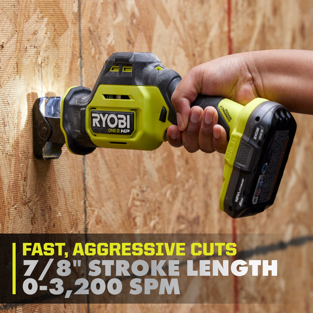 18V ONE+ HP COMPACT BRUSHLESS ONE-HANDED RECIPROCATING SAW Image 5