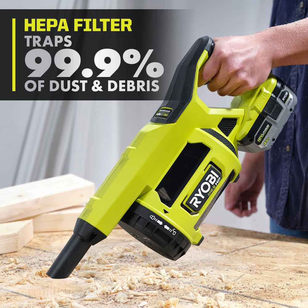 18V ONE+ HP BRUSHLESS JOBSITE HAND VACUUM KIT Image 6