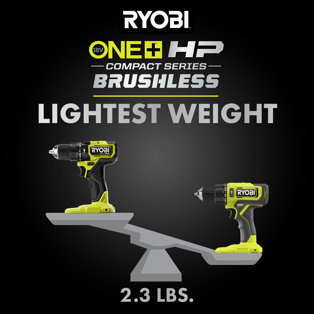 18V ONE+ HP Compact Brushless 1/2" Hammer Drill