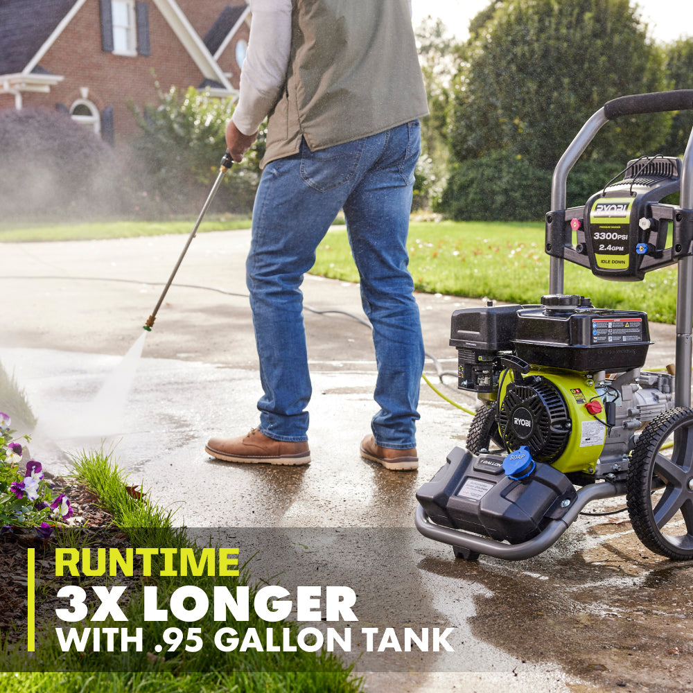 3300 PSI 2.4 GPM Gas Pressure Washer