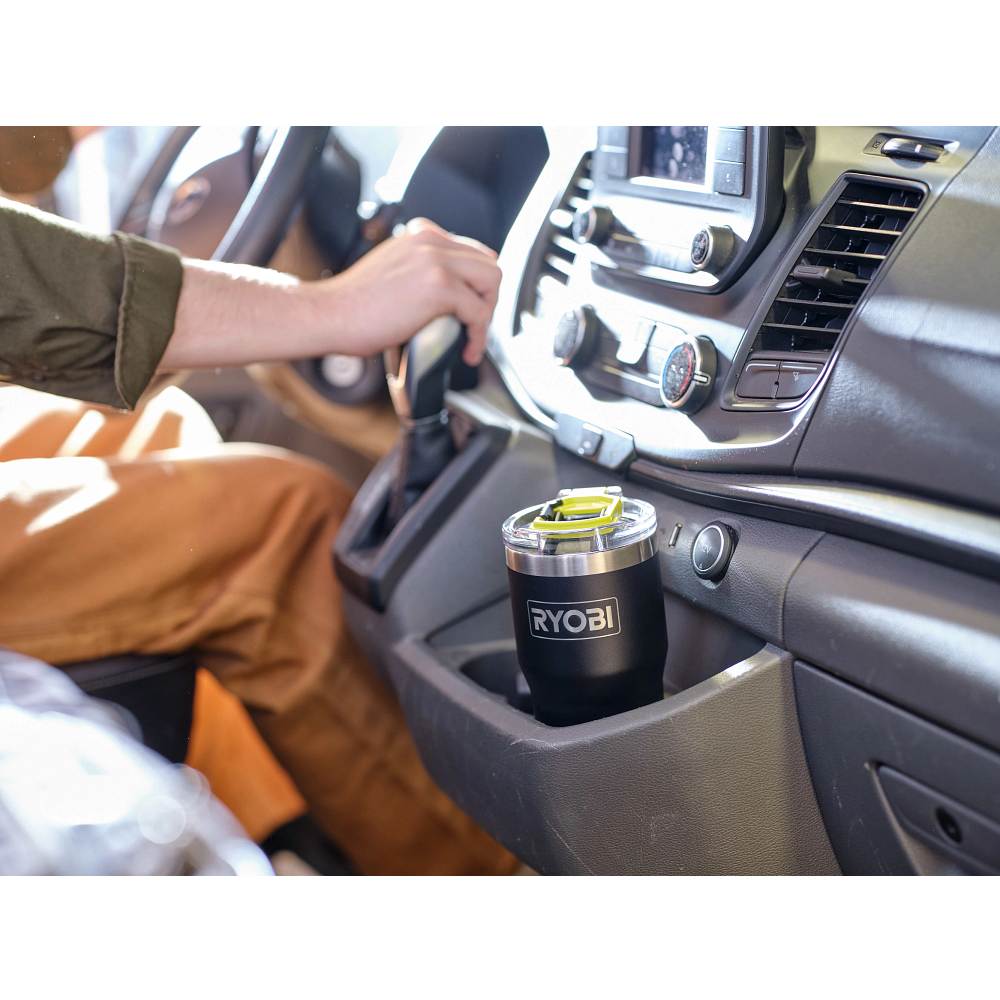 20 oz. Stainless Steel Black Tumbler