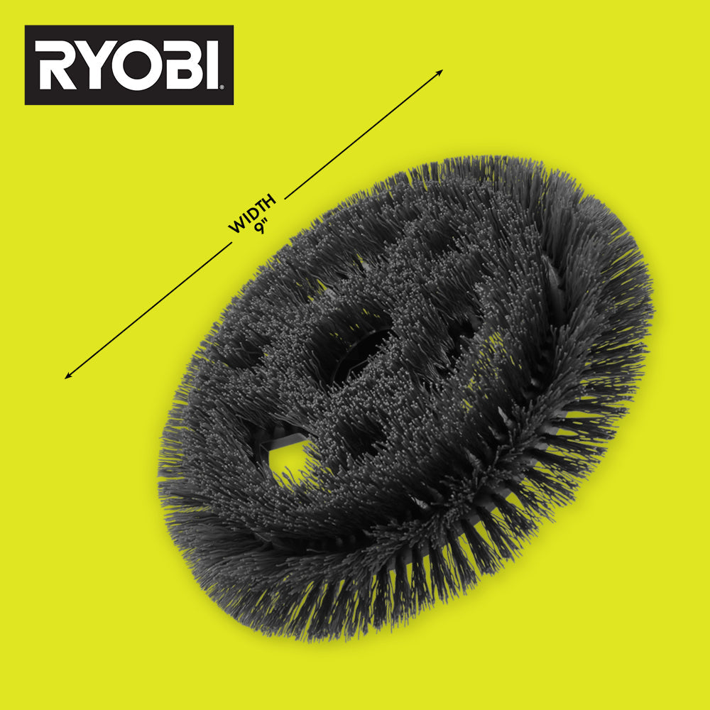 9" VORTEX HARD BRISTLE BRUSH Image 5