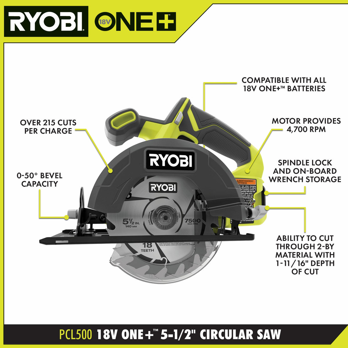 18V ONE+ 5-Tool Combo Kit Image 4