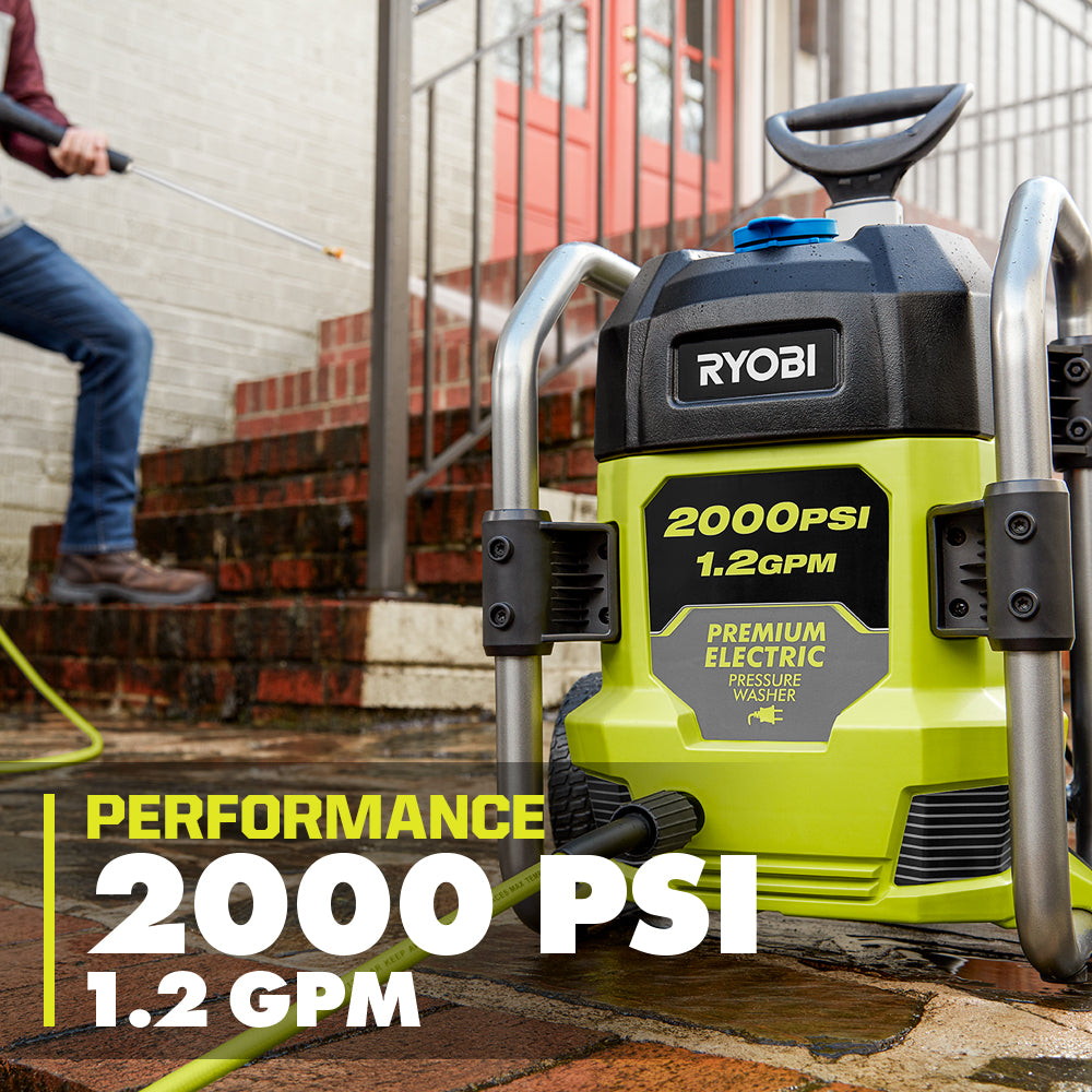2000 PSI ELECTRIC PRESSURE WASHER WITH FREE 12" ELECTRIC PRESSURE WASHER SURFACE CLEANER Image 5