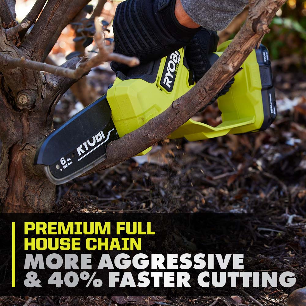 18V ONE+ HP 6" COMPACT BRUSHLESS PRUNING CHAINSAW Image 4