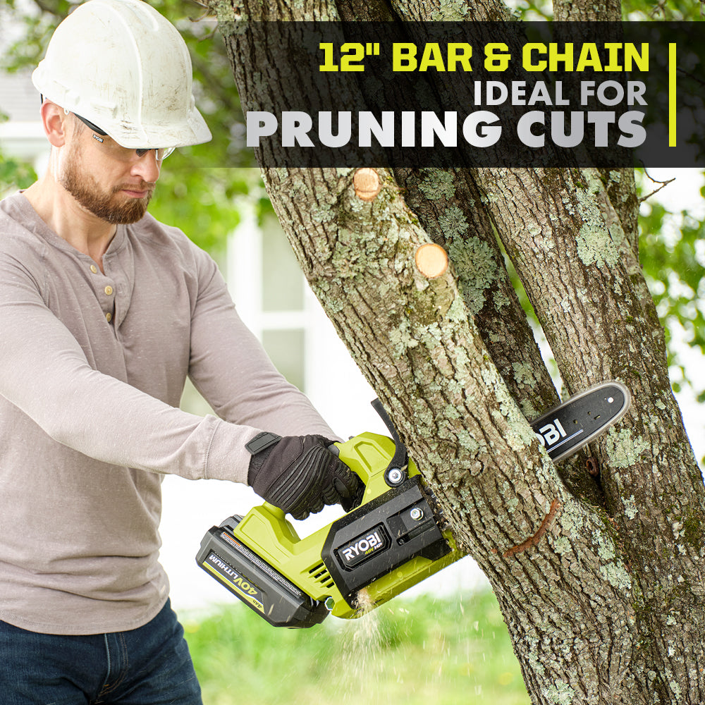 40V HP BRUSHLESS 12" TOP HANDLE CHAINSAW KIT Image 5