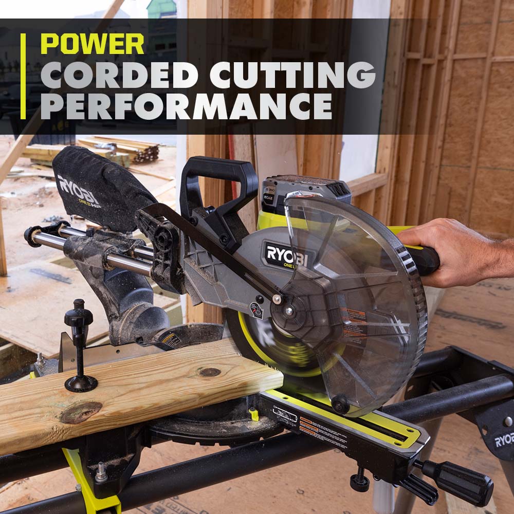 18V ONE+ HP BRUSHLESS 10" SLIDING COMPOUND MITER SAW Image 3