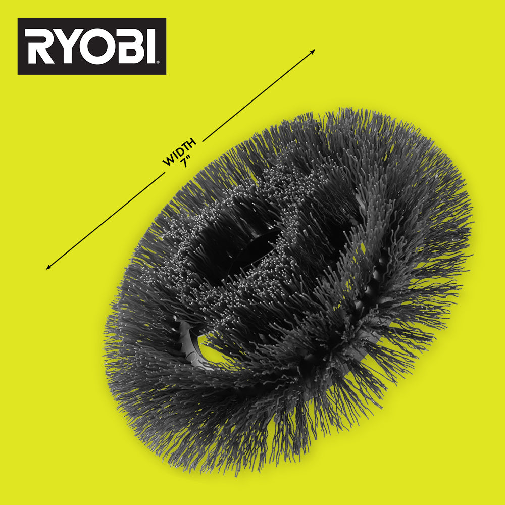7" VORTEX HARD BRISTLE BRUSH Image 5