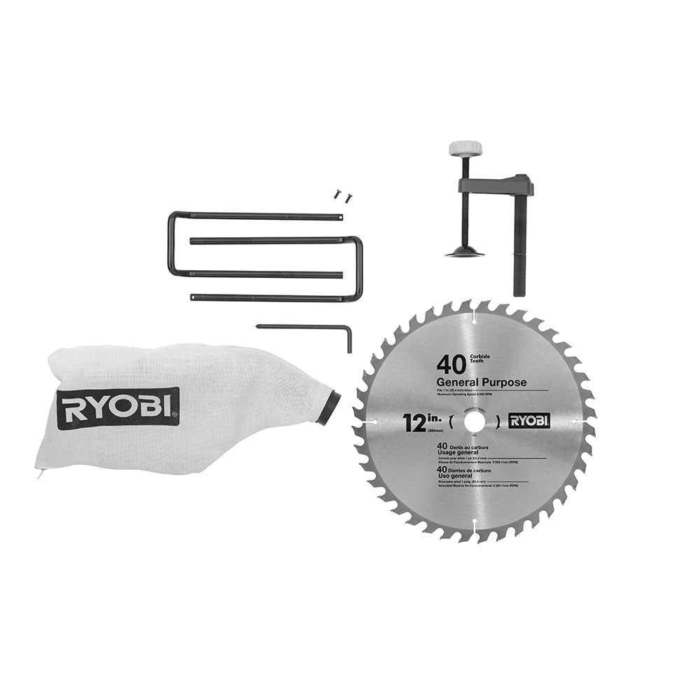 Ryobi 12" Sliding Compound Miter saw with LED Image 4