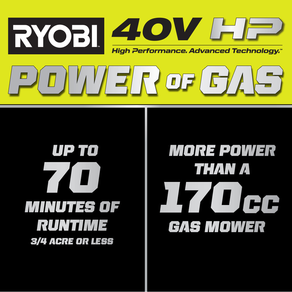 40V HP BRUSHLESS 21" SELF-PROPELLED MULTI-BLADE MOWER Image 2