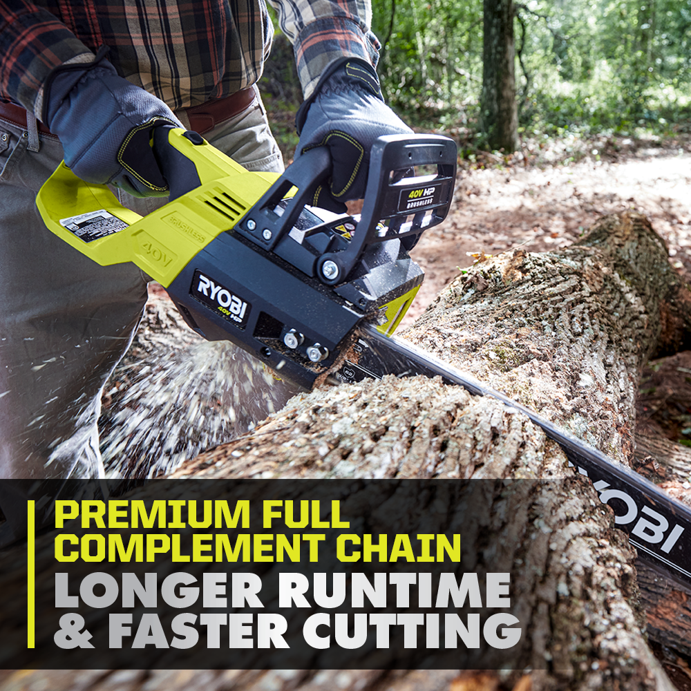 40V HP Brushless 18" Chainsaw - Tool Only Image 6