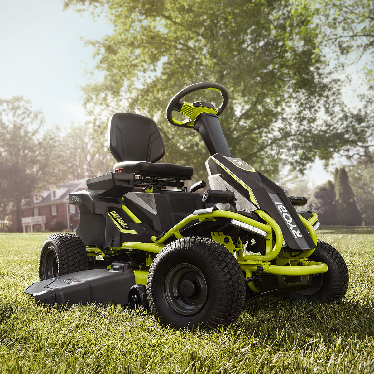 38" 75 AH Electric Riding Lawn Mower Image 3
