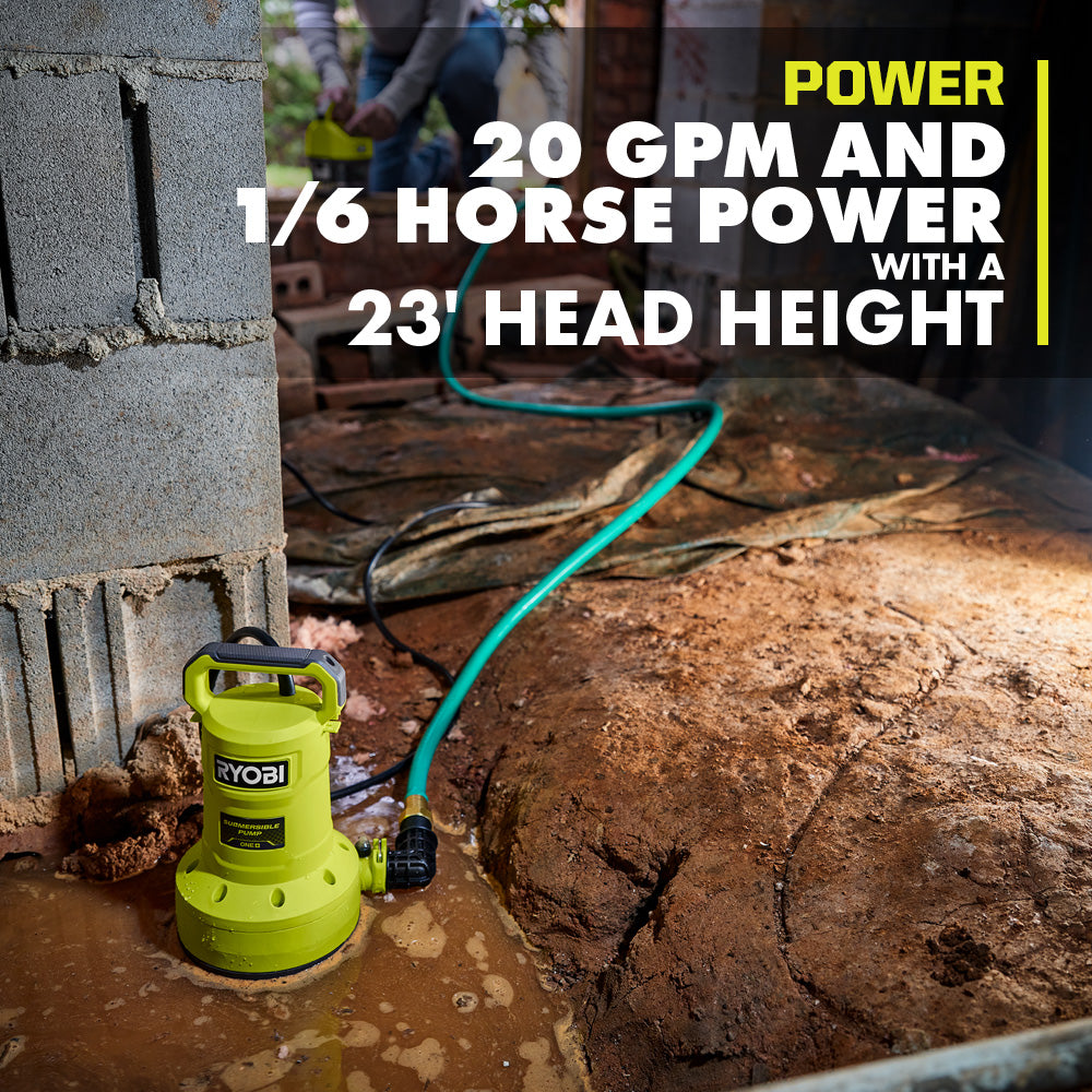 18V ONE+ 20 GPM SUBMERSIBLE WATER TRANSFER PUMP Image 4