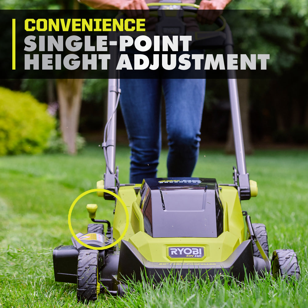 40V HP BRUSHLESS 20" SELF-PROPELLED LAWN MOWER Image 7