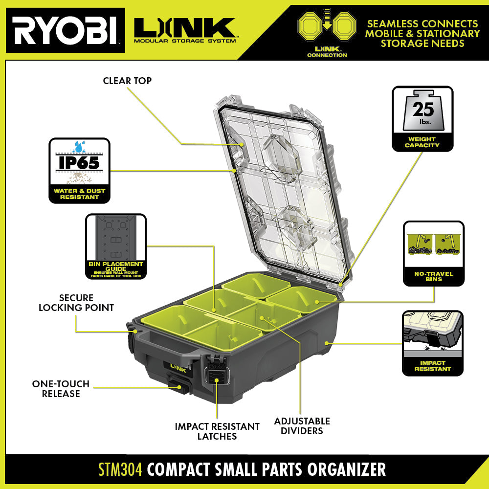 LINK COMPACT SMALL PARTS ORGANIZER Image 3
