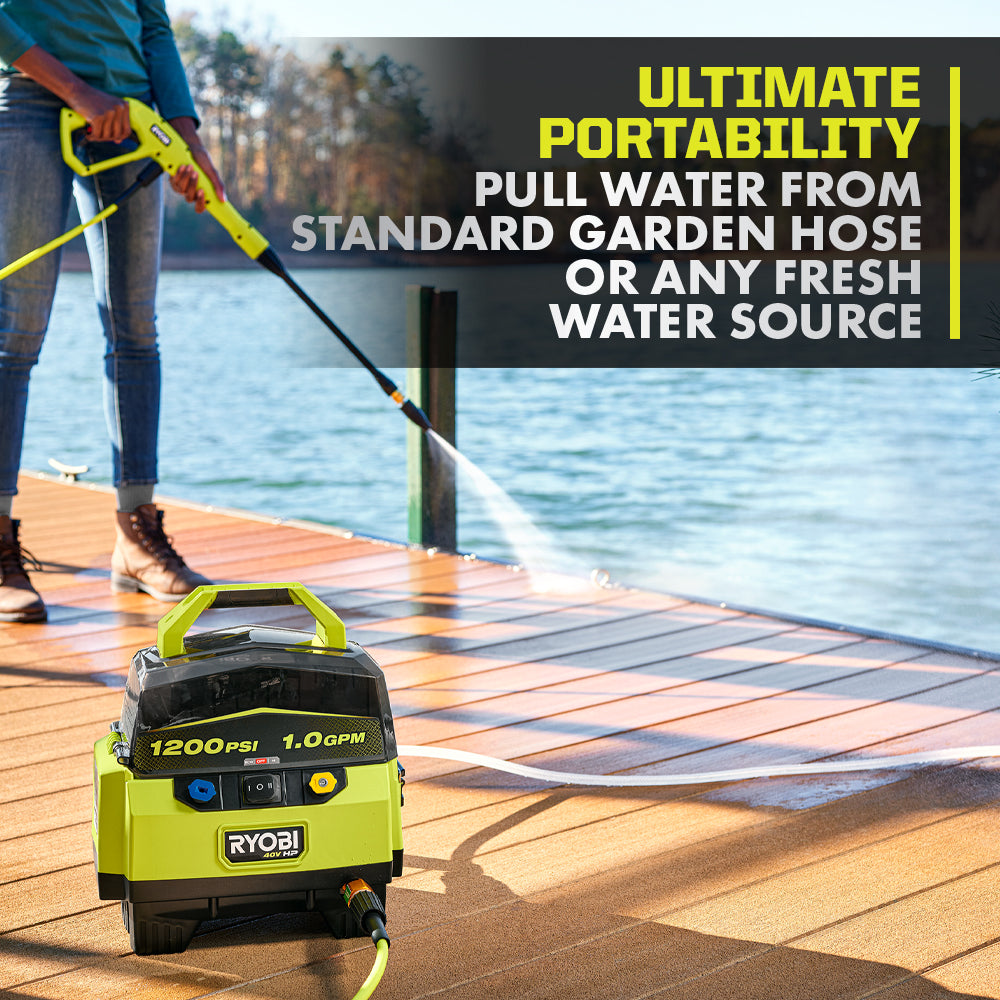 40V HP BRUSHLESS 1200 PSI 1.0 GPM PRESSURE WASHER Image 8