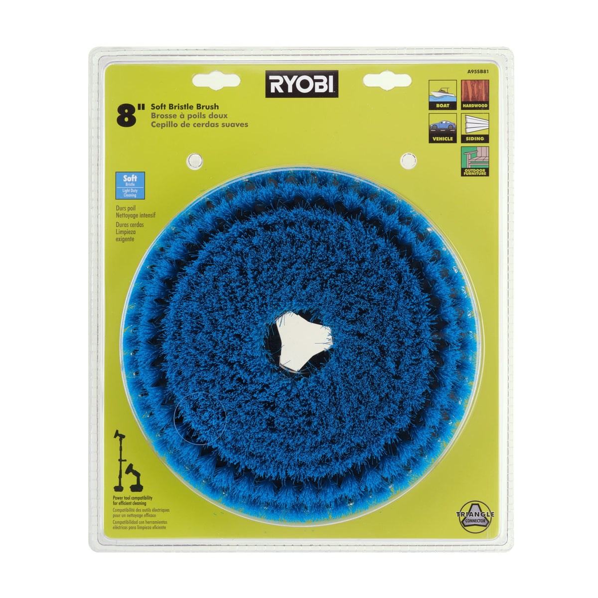 8" SOFT BRISTLE BRUSH Image 7