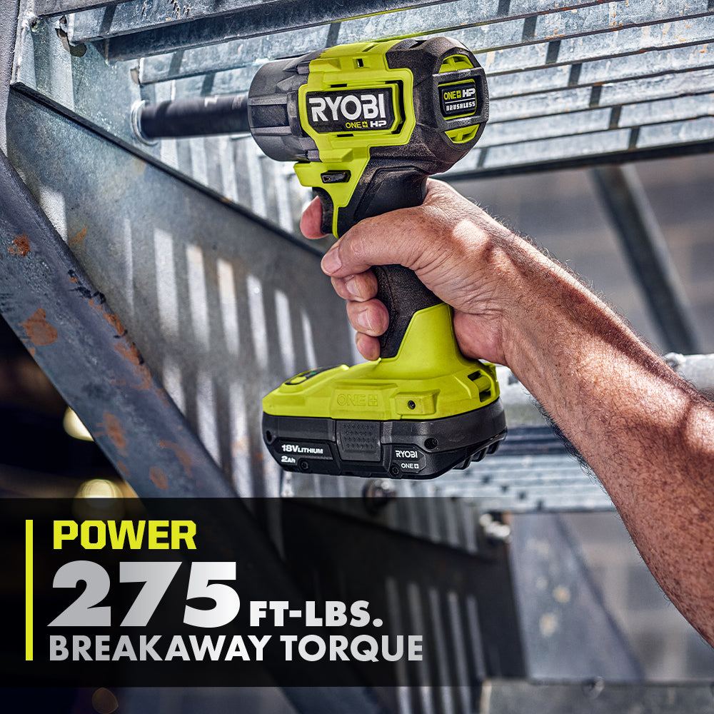 18V ONE+ HP COMPACT BRUSHLESS 4-MODE 1/2" IMPACT WRENCH Image 4