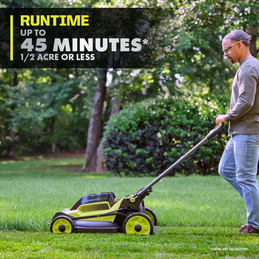 40V HP BRUSHLESS 20" PUSH MOWER KIT Image 6