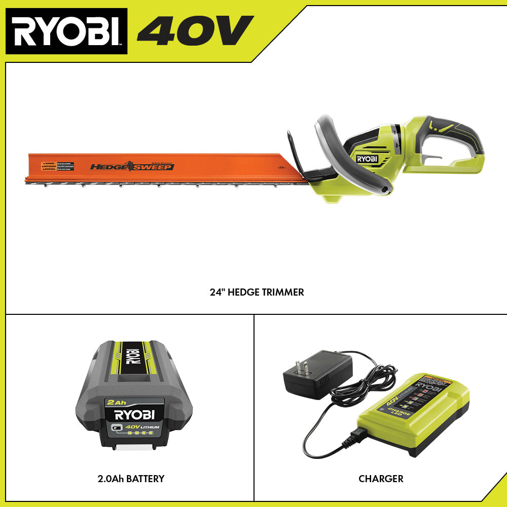 40V 24" HEDGE TRIMMER Image 3