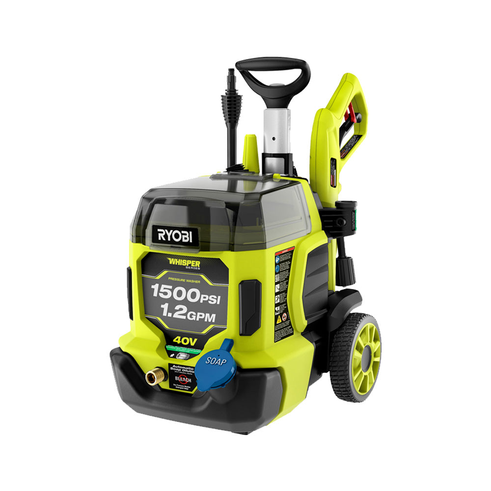 40V HP BRUSHLESS WHISPER SERIES 1500 PSI 1.2 GPM PRESSURE WASHER Image 1