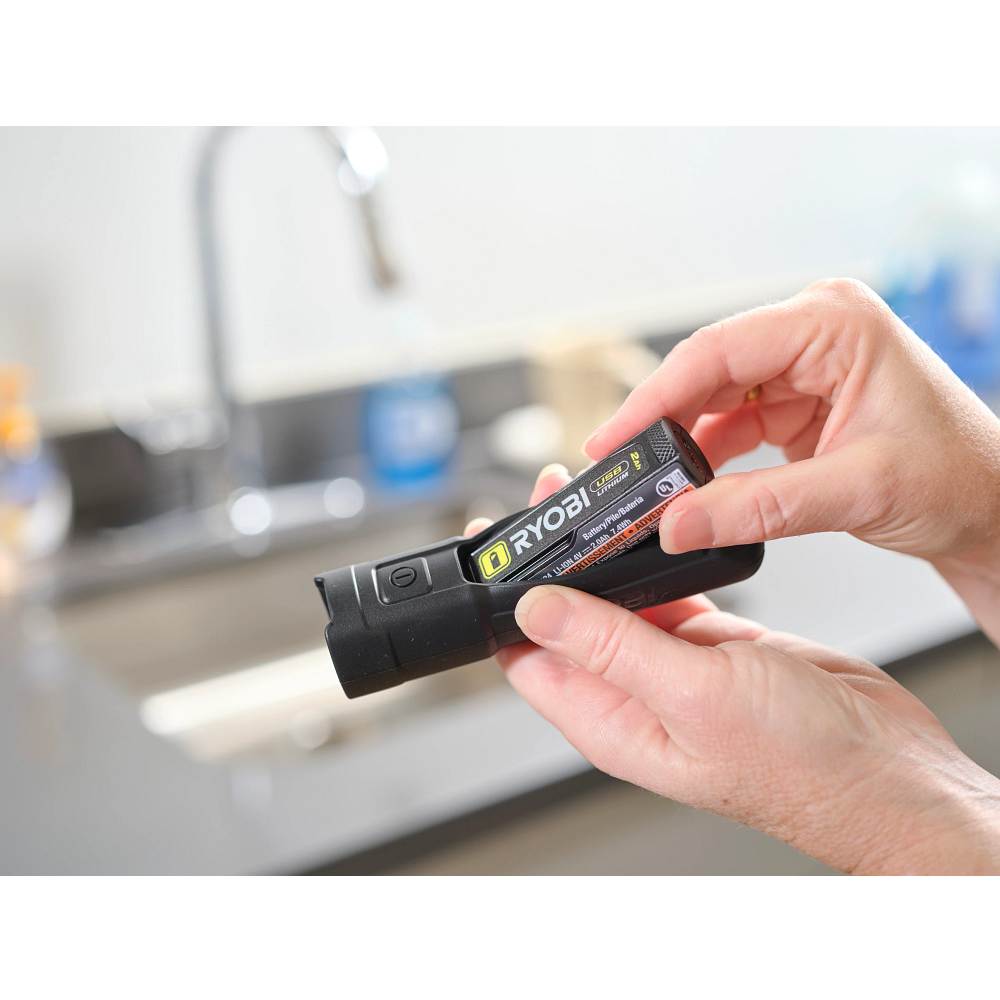 USB Lithium Mini LED Flashlight (2-Pack)