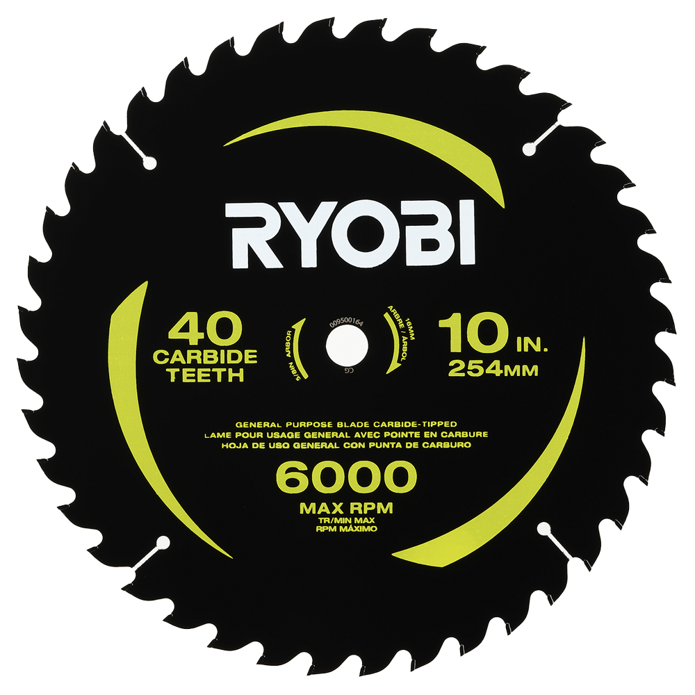 10" 40 CARBIDE TEETH THIN KERF MITER SAW BLADE image