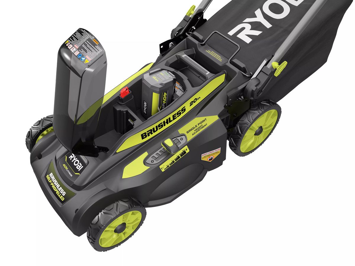 40V BRUSHLESS 20" SELF-PROPELLED LAWN MOWER  Image 6
